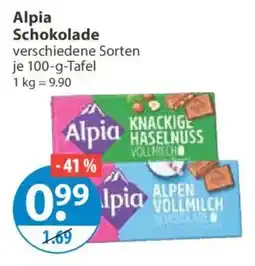 V Markt Alpia Schokolade Angebot