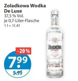V Markt Zoladkowa Wodka De Luxe Angebot