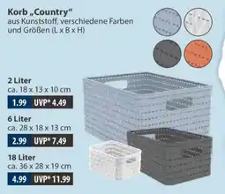 V Markt Korb „Country“ Angebot