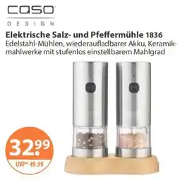 V Markt CASO Elektrische Salz- und Pfeffermühle 1836 Angebot