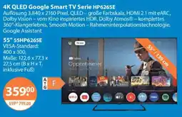 V Markt 4K QLED Google Smart TV Serie HP6265E Angebot