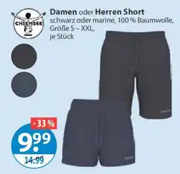 V Markt CHICHSEE Damen oder Herren Short Angebot