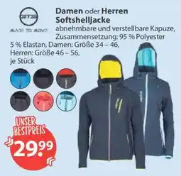 V Markt STS Softshelljacke Angebot