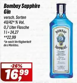 Simmel Bombay Sapphire Gin Angebot