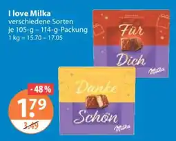 V Markt I love Milka Angebot