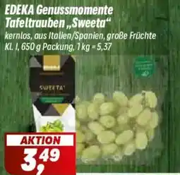 Simmel EDEKA Genussmomente Tafeltrauben Sweeta Angebot