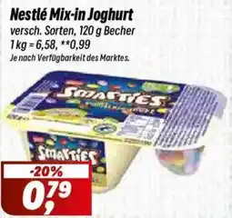 Simmel Nestlé Mix-in Joghurt Angebot