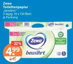 V Markt Zewa Toilettenpapier Angebot