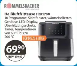 V Markt RÖMMELSBACHER Heißluftfritteuse FRH1700 Angebot