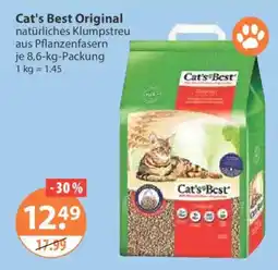 V Markt Cat's Best Original natürliches Klumpstreu Angebot