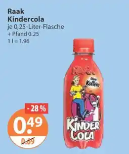 V Markt Raak Kindercola Angebot