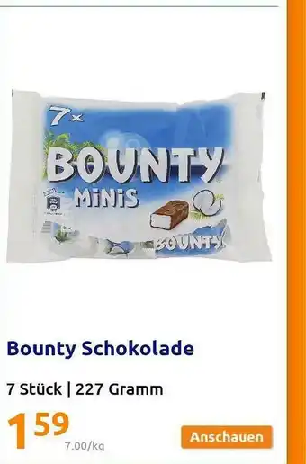 Action Bounty Schokolade Angebot