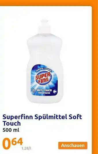 Action Superfinn Spülmittel Soft Touch Angebot