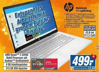 expert Techno Land Hp Notebook 17-cp0636ng Angebot