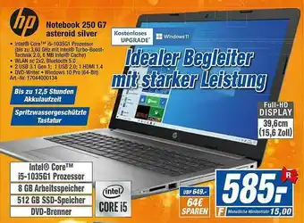 expert Techno Land Hp Notebook 250 G7 Steroid Silver Angebot