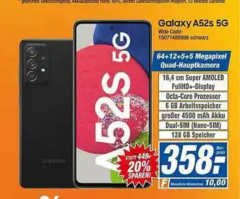 HEM Expert Samsung Galaxy A52s 5g Angebot