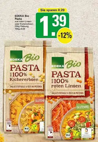 WEZ Edeka Bio Pasta Angebot