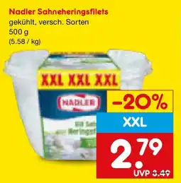 Netto Marken-Discount Nadler Sahneheringsfilets Angebot