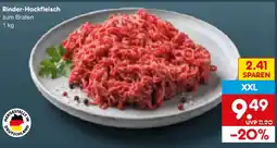 Netto Marken-Discount Rinder-Hackfleisch zum Braten Angebot