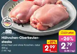 Netto Marken-Discount GUT PONHOLZ Hähnchen-Oberkeulen-steaks Angebot