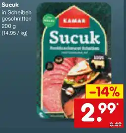 Netto Marken-Discount KAMAR Sucuk Angebot