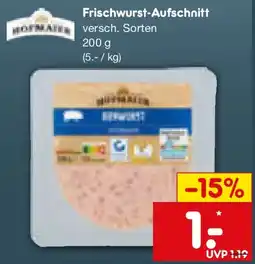 Netto Marken-Discount Frischwurst-Aufschnitt Angebot