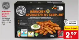 Netto Marken-Discount GOUR MEAT Hähnchen- geschnetzeltes Angebot