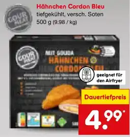 Netto Marken-Discount GOUR MEAT Hähnchen Cordon Bleu Angebot