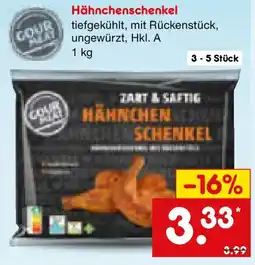 Netto Marken-Discount GOUR MEAT Hähnchenschenkel Angebot