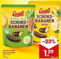 Netto Marken-Discount Casali Schoko-Bananen Minis Angebot