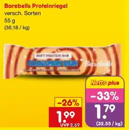 Netto Marken-Discount Barebells Proteinriegel Angebot