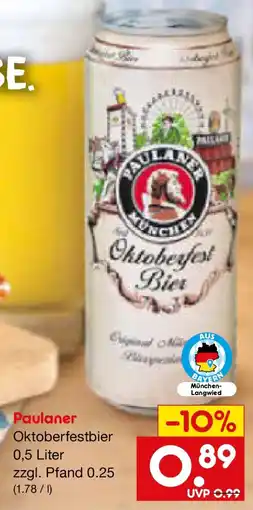 Netto Marken-Discount Paulaner Angebot