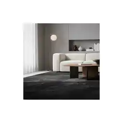 Netto Marken-Discount Kurzflorteppich Waschbar ISAR, einfarbig, Schwarz, 120 x 160 cm Angebot