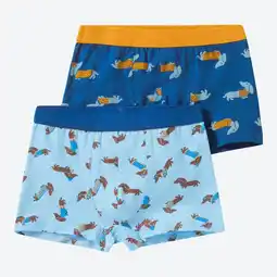 NKD Kinder-Jungen-Retroshorts mit Hundemotiv, 2er-Pack Angebot