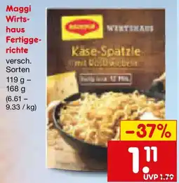 Netto Marken-Discount Maggi Wirtshaus Fertiggerichte Angebot