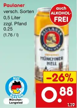 Netto Marken-Discount Paulaner Angebot