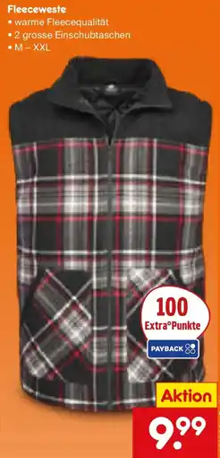 Netto Marken-Discount Fleeceweste Angebot
