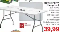 Wiglo Wunderland Buffet-Party-Klapptisch TIM GARDEN Angebot