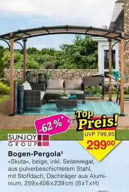 Wiglo Wunderland SUNJOY GROUP Bogen-Pergola Angebot