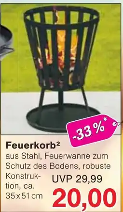 Wiglo Wunderland Feuerkorb² Angebot
