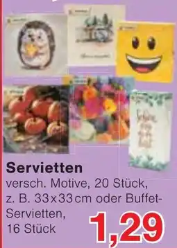 Wiglo Wunderland Servietten Angebot