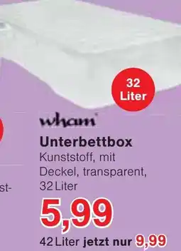 Wiglo Wunderland wham Unterbettbox Angebot