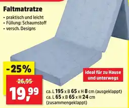 Thomas Philipps Faltmatratze Angebot