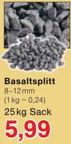 Wiglo Wunderland Basaltsplitt Angebot