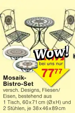 Wiglo Wunderland Mosaik-Bistro-Set Angebot