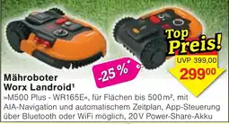 Wiglo Wunderland Mähroboter Worx Landroid' Angebot