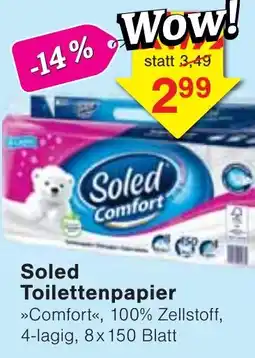 Wiglo Wunderland Soled Toilettenpapier »Comfort« Angebot