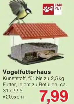 Wiglo Wunderland Vogelfutterhaus JAN PET Angebot