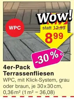 Wiglo Wunderland Terrassenfliesen WPC Angebot