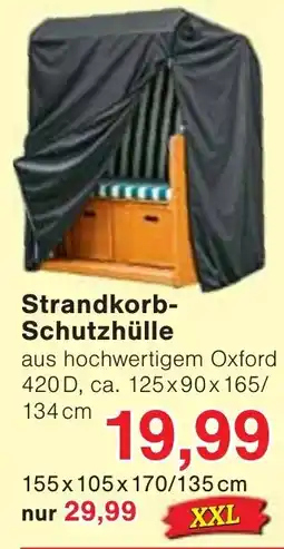 Wiglo Wunderland Strandkorb-Schutzhülle Angebot